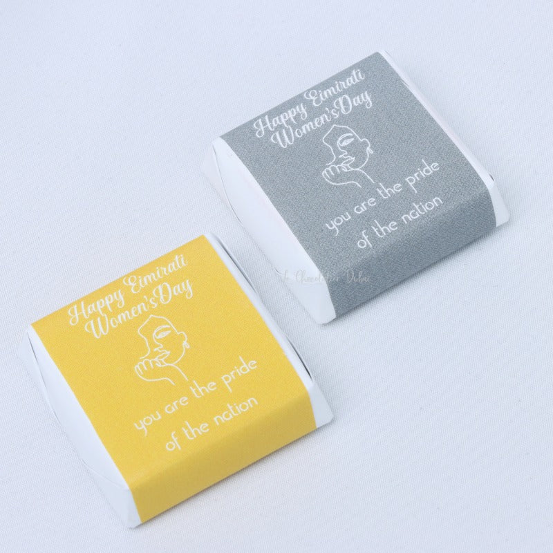 "Emirati women's day" designed premium loose chocolate