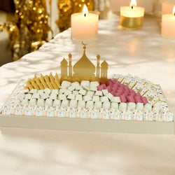 RAMADAN EID HAJJ CUSTOMIZED CHOCOLATE TRAYS AND HAMPERS