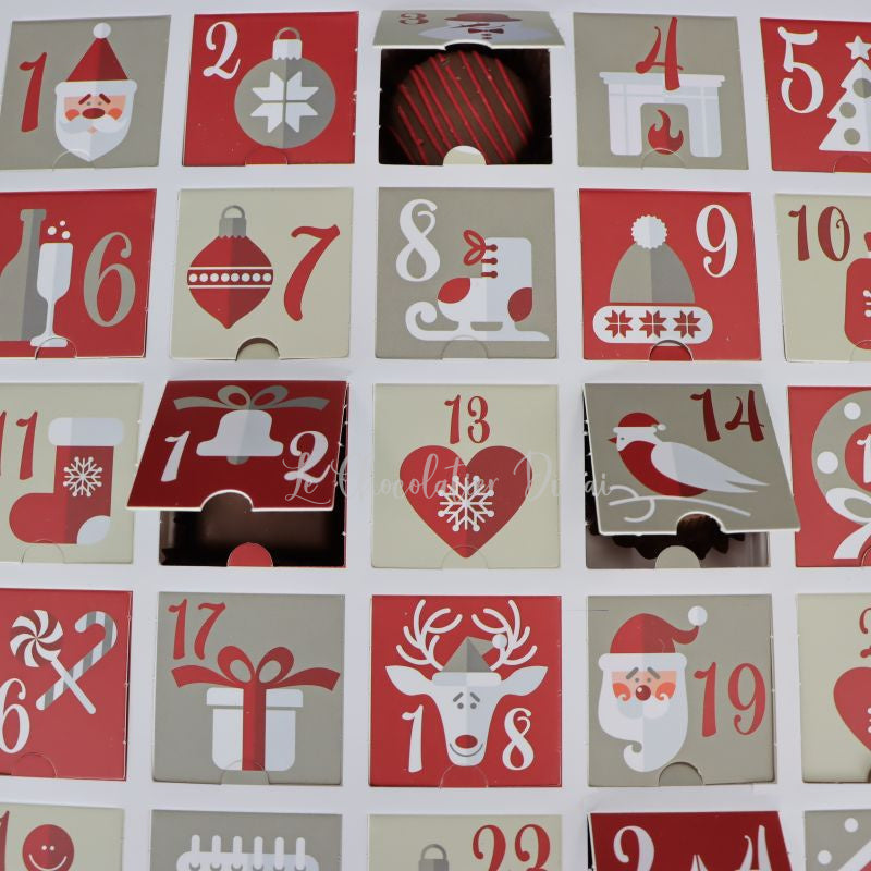 CHRISTMAS ADVENT CALENDAR CHOCOLATE BOX