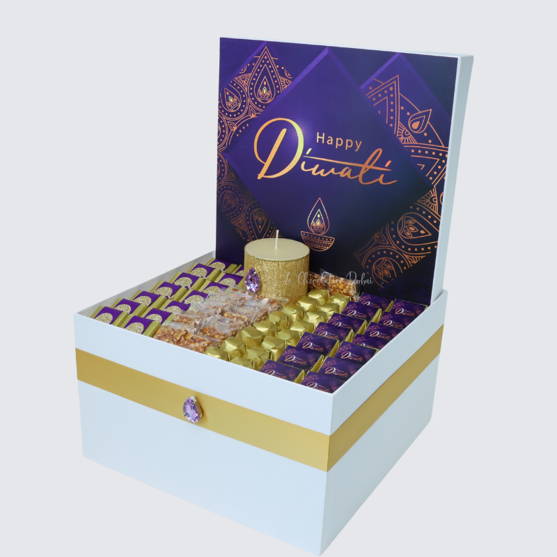 DIWALI DESIGNED PREMIUM CHOCOLATE EXTRA LARGE HAMPER