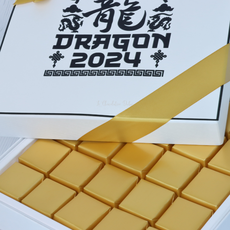 Chinese new year designed chocolate hard box