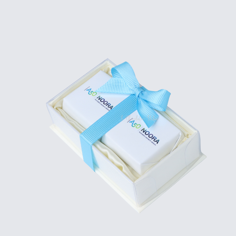 CORPORATE BRANDED  CHOCOLATE TOP VIEW BOX