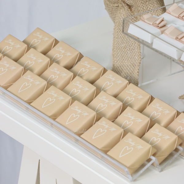 Baby decorated & personalized chocolate arrangement tray stand