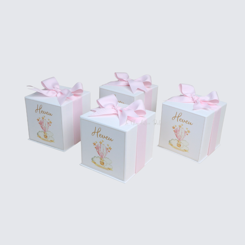 BABY PERSONALIZED DECORATED CANDLE HARD BOX