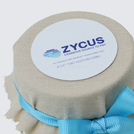 Set of 20 Corporate customized almond dragees jar