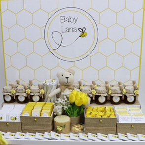 Baby bee theme personalized chocolate...