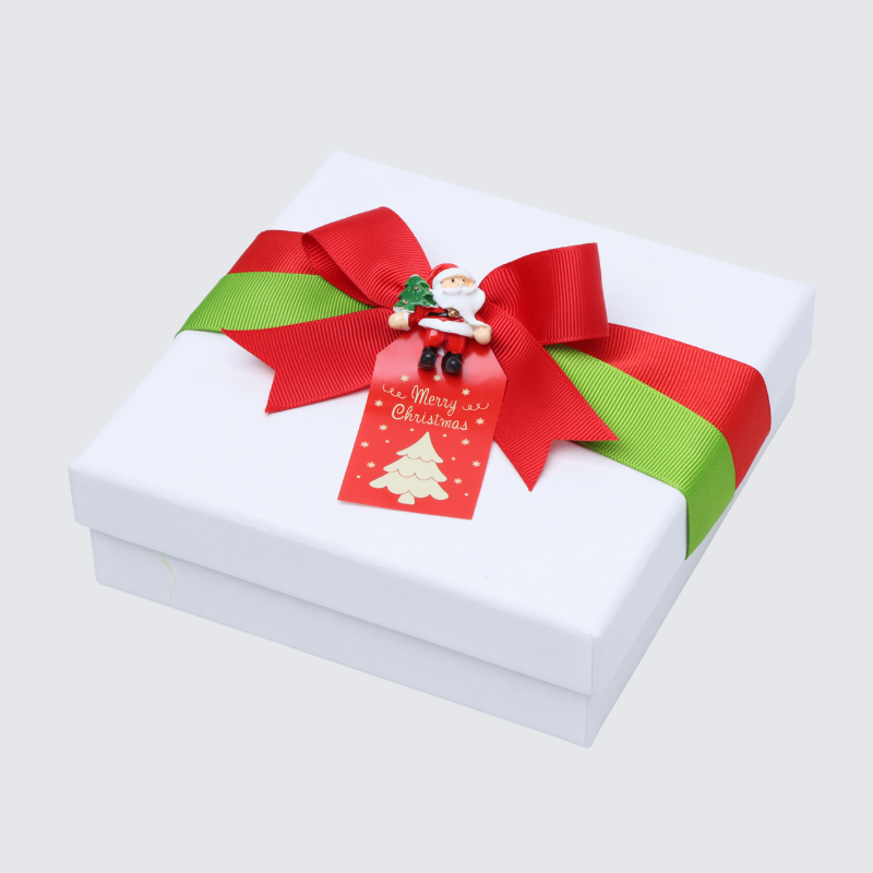 Christmas designed chocolate 9-piece hard box