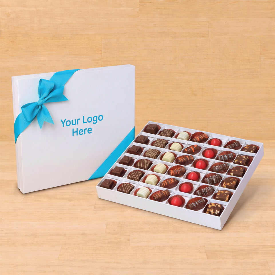Corporate customized premium chocolate 42P hard box