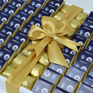 Corporate customized premium chocolate large leather tray