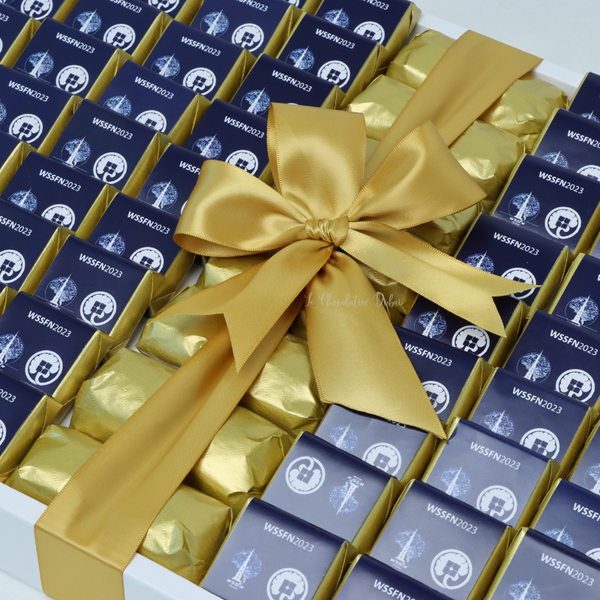 Corporate customized premium chocolate large leather tray