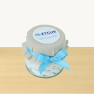 Set of 20 Corporate customized almond dragees jar