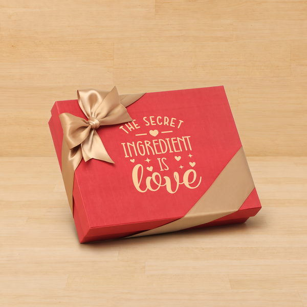 The secret ingredient love designed 12P premium chocolate gift box