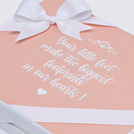 Baby feet designed chocolate hard box