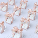 Set of 20 Bridal personalized chocolate acrylic box