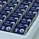 Customized branded premium chocolate leather tray