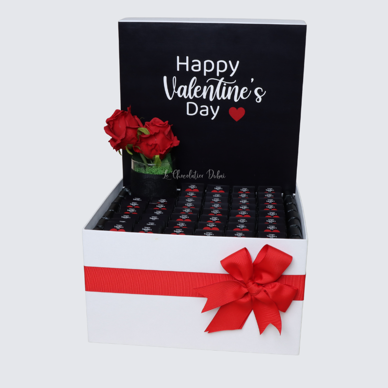 Valentine's customized chocolate extra large hamper