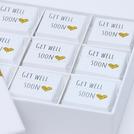 Get well soon designed chocolate 15-piece hard box