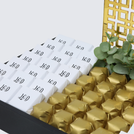 Customized premium chocolate medium leather tray