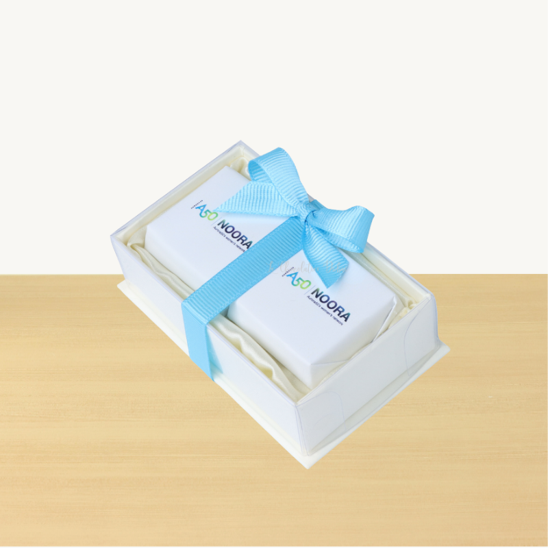 Set of 20 Corporate branded  chocolate top view box