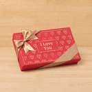 Outline heart designed "I Love You" 15P premium chocolate gift box