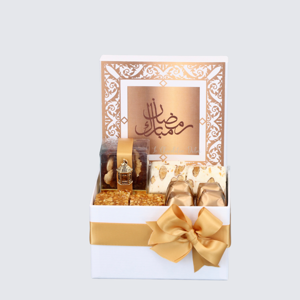Ramadan decorated chocolate & sweets small hamper