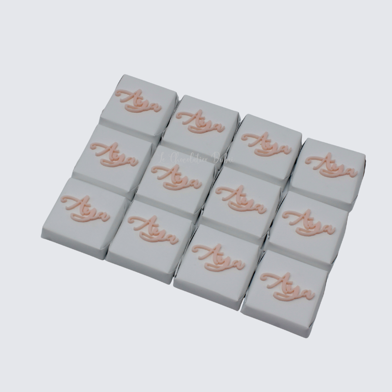 Acrylic name personalized chocolate