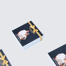 Set of 20 Wedding personalized chocolate & almond dragees hard box