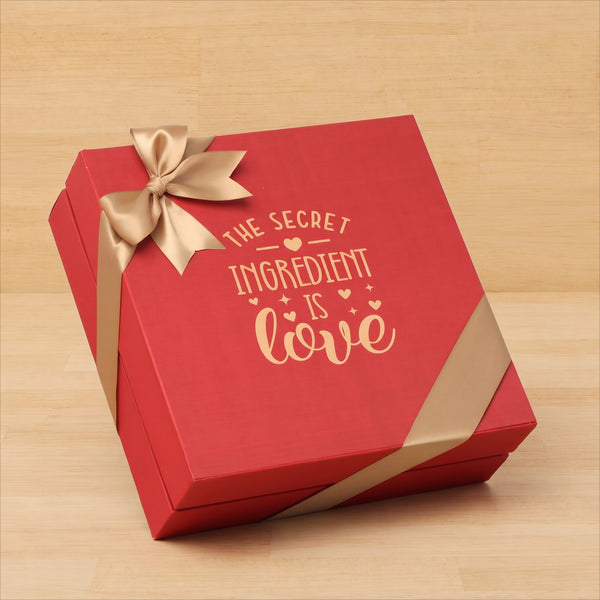 The secret ingredient love designed premium chocolate gift box