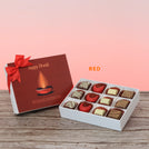 Happy diwali candle designed premium chocolate 12P hard box