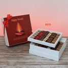 Happy diwali candle designed premium chocolate 2-layer hard box