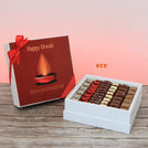 Happy diwali candle designed premium unwrapped hard box