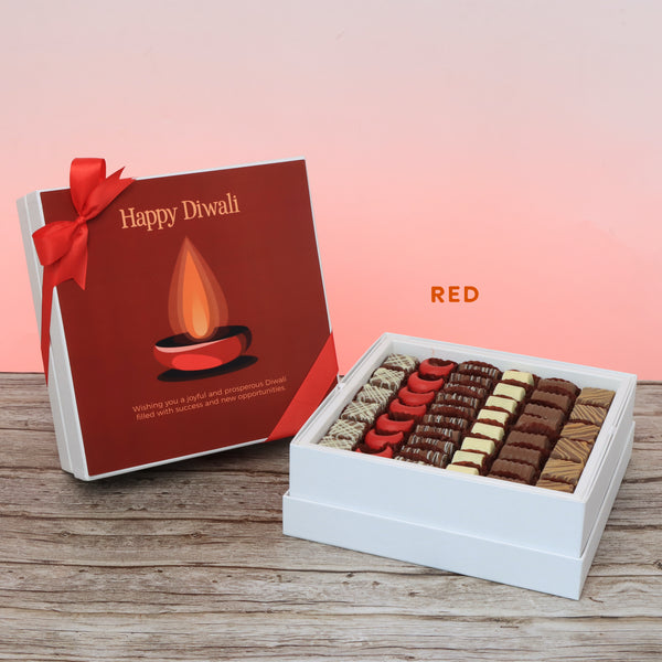 Happy diwali candle designed premium unwrapped hard box