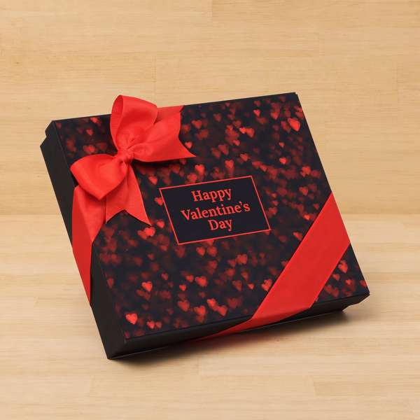 Happy Valentine's Day heart designed 20P premium chocolate gift box