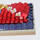 Eid Mubarak decorated chocolate & sweet leather tray