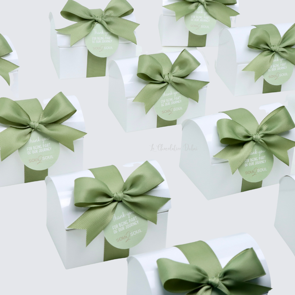 Set of 20 Corporate premium chocolate chest soft box