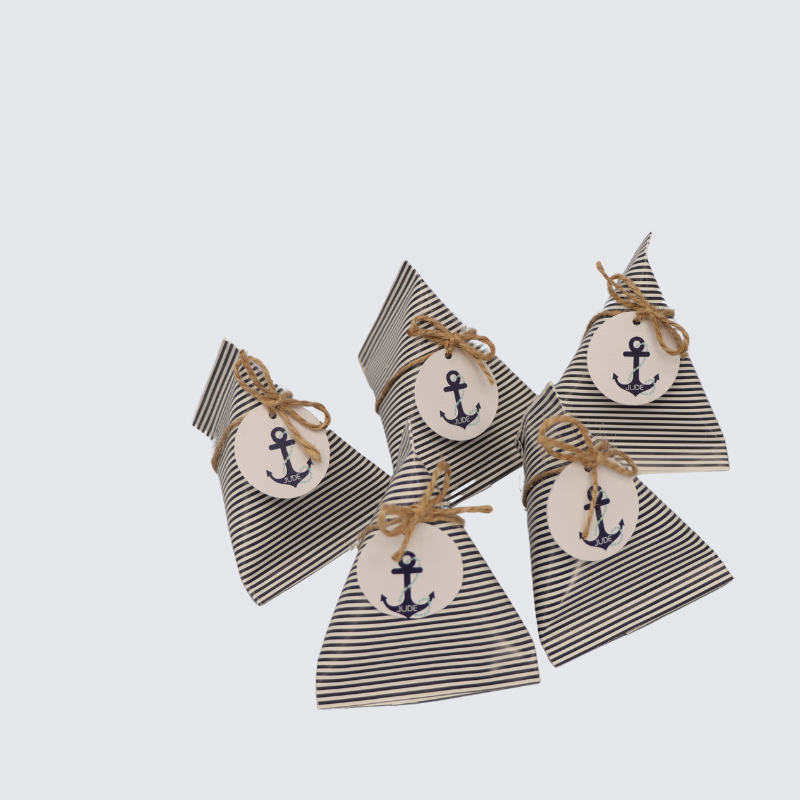 NAUTICAL THEME CHOCOLATE CONE BOX