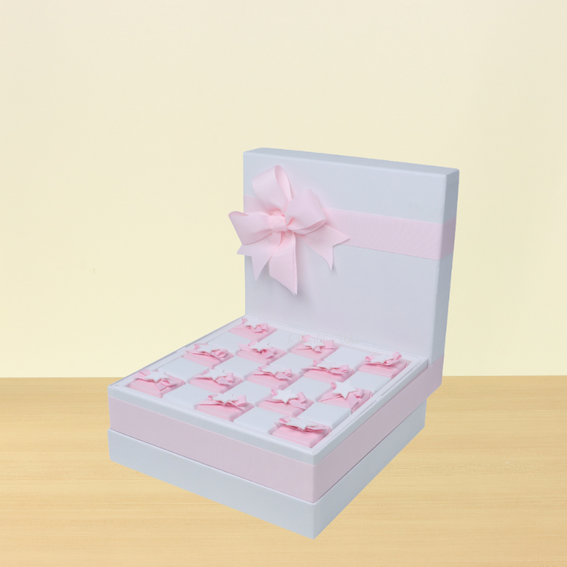 Baby girl classic designed chocolate large hamper