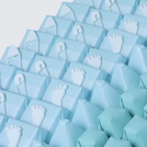 Floral teddy bear themed wood chocolate stand