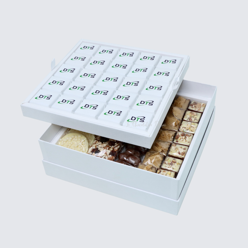 CUSTOMIZED CORPORATE PREMIUM CHOCOLATE HARD BOX