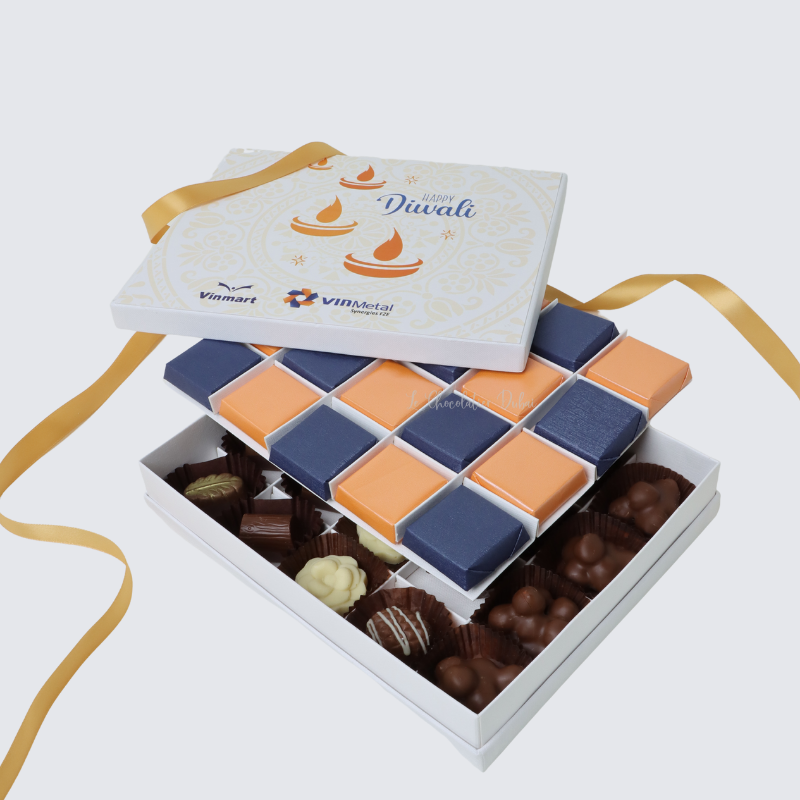 CORPORATE TWO-LAYER CHOCOLATE HARD BOX