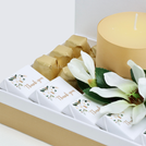 Rustic designed "thank you" premium chocolate & sweet small hamper