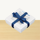 Corporate branded chocolate printed top view box