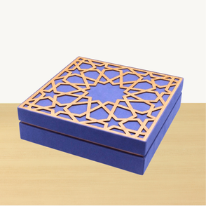 Decorated laser cut pattern chocolate...