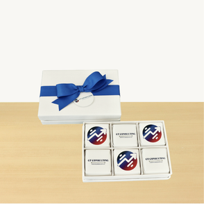 Set of 8 Corporate branded chocolate ...