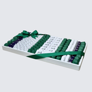 Corporate branded chocolate large leather tray