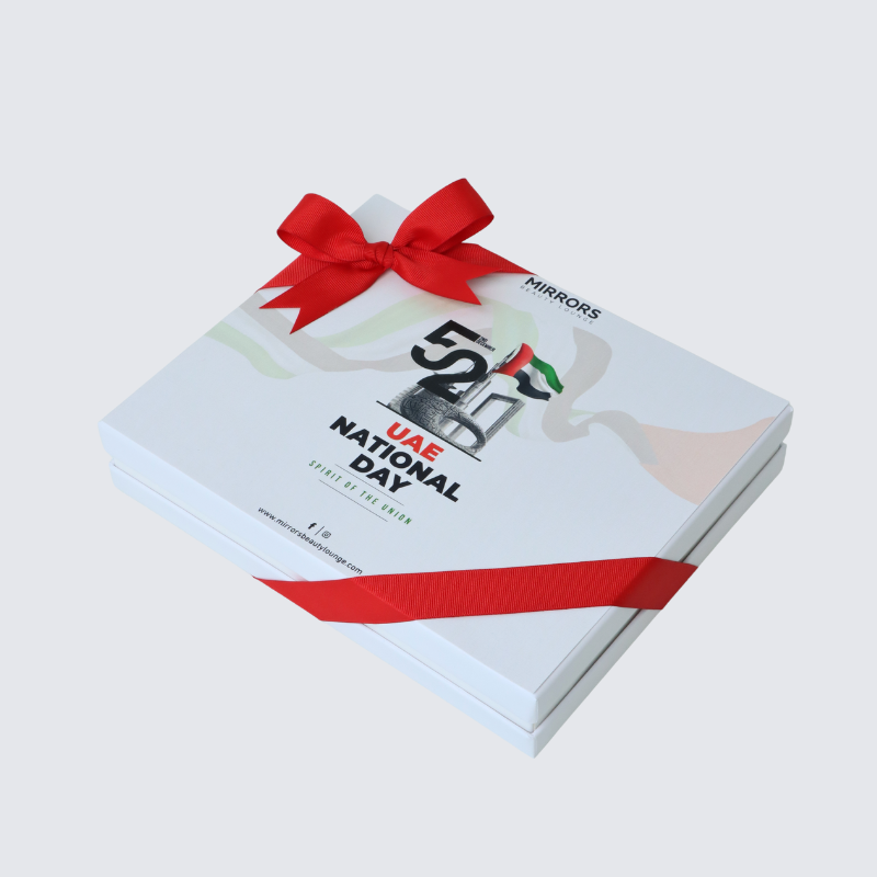 CORPORATE 52TH NATIONAL DAY UAE CHOCOLATE HARD BOX