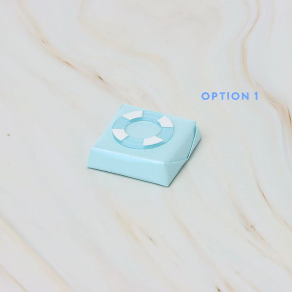 Baby boy nautical floater acrylic decorated premium chocolate