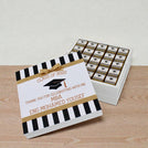 Graduation designed personalized premium chocolate hard box