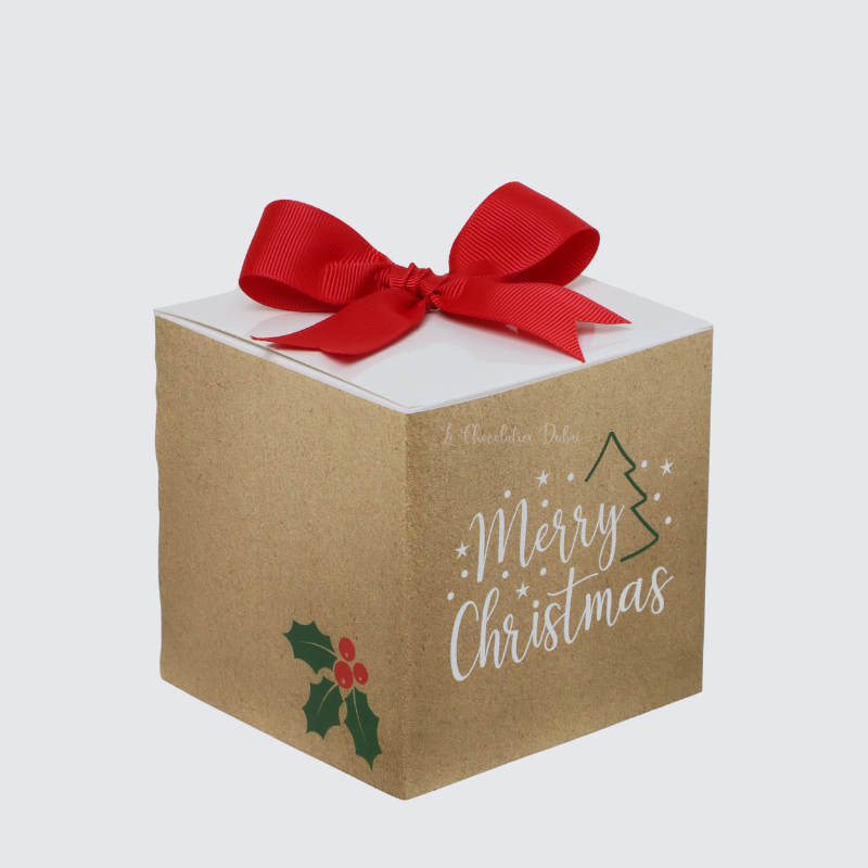 Christmas designed chocolate cube soft box