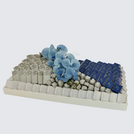 Bridal personalized & decorated chocolate leather tray